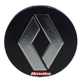 Tapa Centro Llanta Renault Eb Gris Vison Negro 49mm Amato