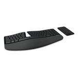 Teclado Inalámbrico Microsoft Sculpt Comfort For Business Qwerty Inglés Color Negro