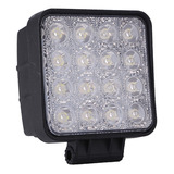 Faro Led Alta Potencia 48w Para Camión/ Moto/ 4x4 /agro