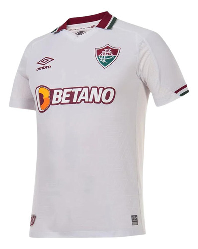 Camisa Fluminense 2022 Umbro Ii Branco Patrocinio Betano