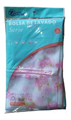 Malla Bolsa Acolchada Lavado Ropa Lencería 40 X 50 Pack X3