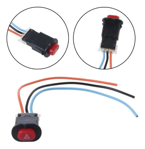 Boton Switch Intermitentes Para Motos Universal