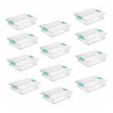 Set De 12 Cajas De Plástico Apilable Sterilite De 57