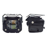 Faro Cuadrado 1 Led 1 1/2 X 1 1/2 Pulgadas Blanco/ambar Pza