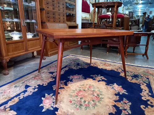 Manyantiques - Mesa Comedor Tabla Tire Mid Century 