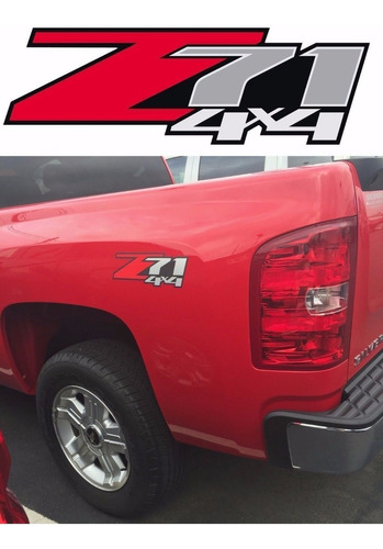 Sticker Calcomania Z71 4x4 Chevrolet Pickup Silverado Sierra