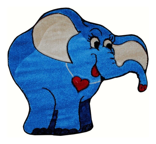 Alfombra Infantil Elefantita 100x100cm Kreatex