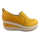 Zapato De Mujer Panchita 1212-4 Amarillo