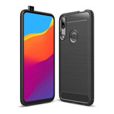 Funda Tpu Carbono Para Huawei P Smart Z Y9 Prime + Templado