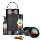 Kit Produtos De Barba Necessaire Shampoo 3x1 Balm Pomada