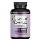 B Complex Vitaminas B1 B2 B3 B5 B7 B9 Y B12 Potente