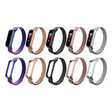 Malla Metal Para Samsung Galaxy Fit2 R220 Cierre Magnético