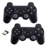 2controles Joysticks Inalámbricos 2.4g Wireless Pc Gamers 