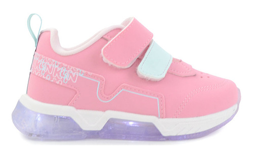 Tênis Infantil Feminino Klin Light Com Led Rosa - 604046