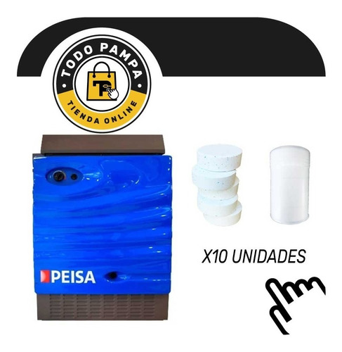 Combo Climatizador Peisa Tx 40 + 10 Kilos Pastillas Cloro C