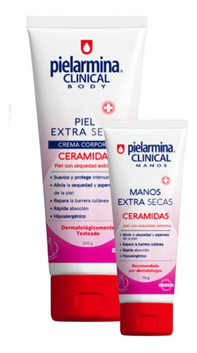 Set De Cremas Manos Y Cuerpo Ceramidas | Pielarmina Clinical