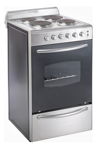 Cocina Eléctrica 50cm 4h Domec Ceaxg Inox + Envios Gratis