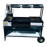 Carrito D Comida Freidor Cortador D Papas Asador Planch P440