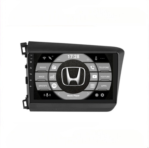 Multimidia Honda Civic G9 2014 / 2016 Android Mondem 4g Gps