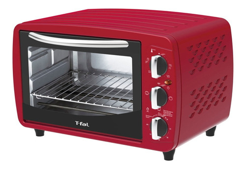 Horno Tostador Rojo Multifuncional 18lt Of32a5mx T-fal