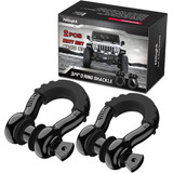 Par Grilletes Negros Smittybilt Arrastre Tiron Jeep Wrangler