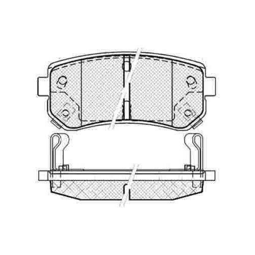 Pastillas Freno Para Hyundai I30 - I30 Cw 1.4-1.6-2.0 07/ Tr Foto 2