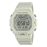 Reloj Casio Digital Dama Lws-2200h-4a Blanco Laps Pasos