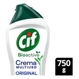 Cif Crema Multiuso Bioactive Original Botella X 750g