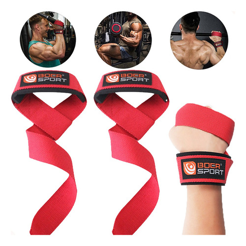 Par De Straps Muñequera Gym Crossfit Pesas Correa De Soporte