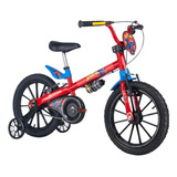 Bicicleta Infantil Homem Aranha Marvel Aro 16  Nathor
