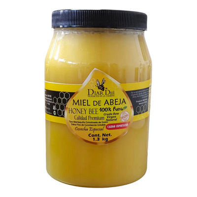 Miel De Abeja Virgen Mantequilla 100% Pura 1300 Gr 1 L | MercadoLibre