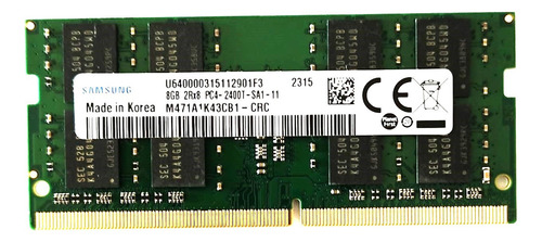 Memoria Ram Color Verde 8gb 1 Samsung M471a1k43cb1-crc