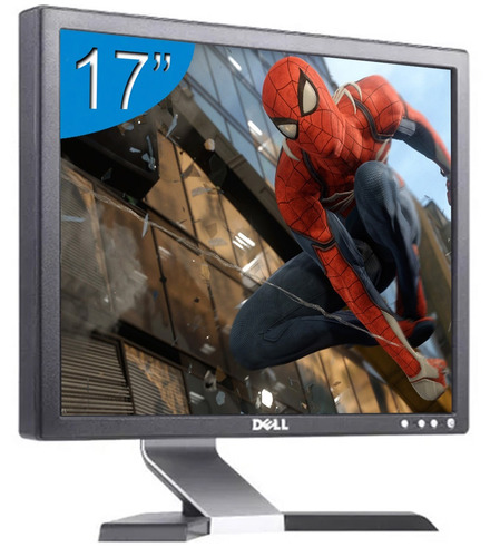 Monitor 17'' Lcd Dell Usado , 1 Ano De Garantia