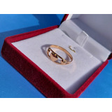 Anillo 3 Corazones Oro 18 Kilates 