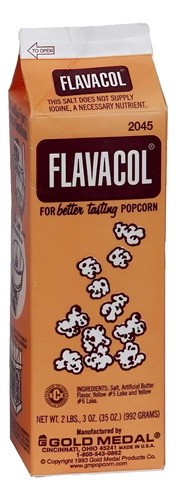 Sal Sabor Mantequilla Palomitas Flavacol Usa 1kg ( Carrito )