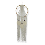 Macrame Colgante De Pared Tres Hojas