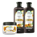 Kit X 3 Und Herbal Essences Coconut Milk Hidrata 1100ml
