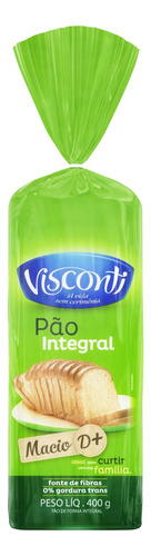 Pão De Forma Integral Visconti Pacote 400g