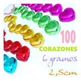 100 Corazones De Chocolate Bombones De 6g Souvenirs Caja 