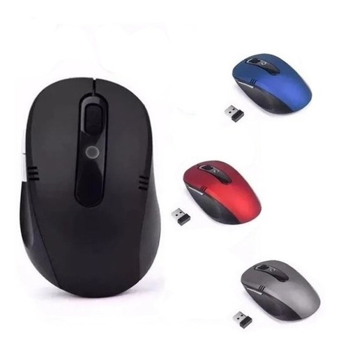 Mouse Sem Fio Wireless 2.4ghz Usb Notebook Pc Alcance 10m