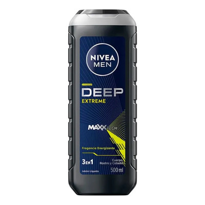 Nivea Men Deep Extreme Jabón Líquido 3en1 500ml | MercadoLibre