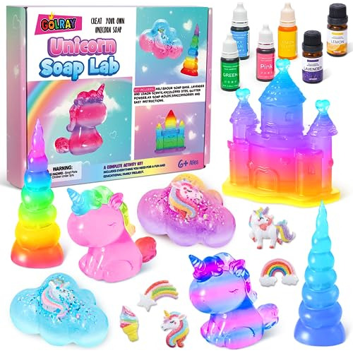 Kit De Fabricación De Jabón De Unicornio Niñas Jugue...