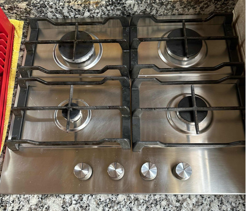 Anafe A Gas Samsung 60 Cm 4 Hornallas Acero Inox