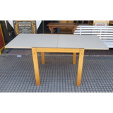 Mesa De Comedor Cocina Extensible 80 X 80 A 1,60 X 80