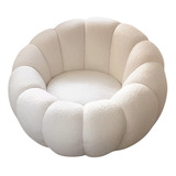 Sillon Sofa Burbuja Redondo Circular Chenille 1 Cuerpo