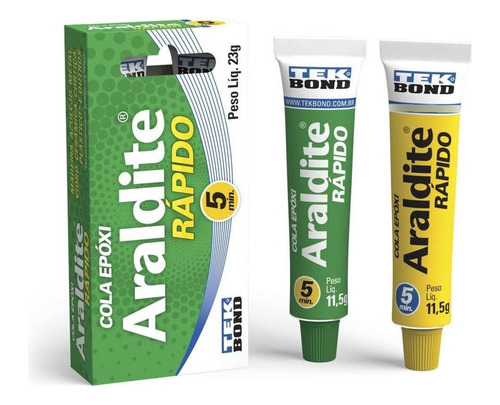 Adhesivo Epoxico Araldite Rapido Rapido 23grs. Tekbond