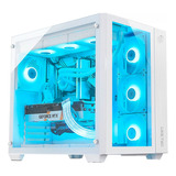 Gabinete Gamer Liketec Cube Zeus V2 Vidro Temp S/ Fan Branco