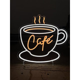 Letrero Neon Led Taza De Cafe