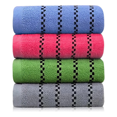 4pcs Juego De Tuallas Y Toallas Baño Completo Grande 140x70cm Algodón Absorbente Toallas de Baño Azul Oscuro Y Gris Oscuro Y Rosa Y Verde Toalla Para Baño Mayoreo | Envío gratis