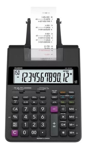 Calculadora Impresora Casio Hr-100rc Impacto Online